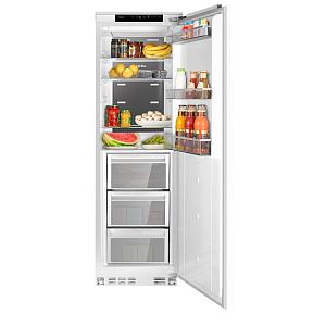 Встраиваемый холодильник MAUNFELD MBF205NFWGR Inverter RU